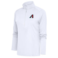 Arizona Diamondbacks Antigua Women's Tribute Half-Zip Pullover Top – White Pullover