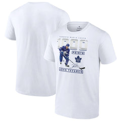 John Tavares Toronto Maple Leafs 1,000 Career Points T-Shirt - White | US 200946029