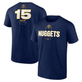 Nikola Jokic Denver Nuggets Behind The Back Name & Number T-Shirt Navy