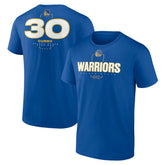 Stephen Curry Golden State Warriors Behind The Back Name & Number T-Shirt Royal