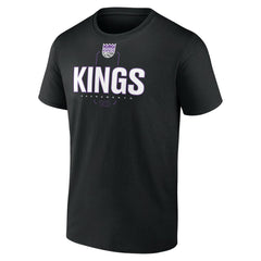 Domantas Sabonis Sacramento Kings Behind The Back Name & Number T-Shirt Black