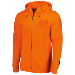 Cincinnati Bengals Pro Standard Triple Tonal Full-Zip Hoodie - Orange Hoodies