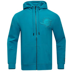 Miami Dolphins Pro Standard Triple Tonal Full-Zip Hoodie - Aqua Hoodies