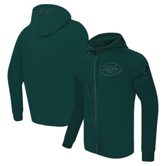 New York Jets Pro Standard Triple Tonal Full-Zip Hoodie - Green Hoodies