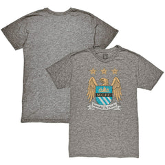 Manchester City 1863FC Retro Crest T-Shirt Heather Gray