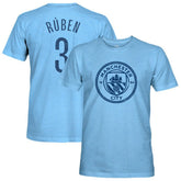 Rúben Dias Manchester City 1863FC Player Name & Number Twisted Tri-Blend Slub T-Shirt Sky Blue