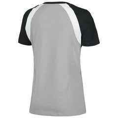 Chicago White Sox New Era Women's Heathered Raglan V-Neck T-Shirt - Gray T-shirts