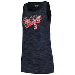 Boston Red Sox New Era Women's Space-Dye Active Tank Top - Navy Tanks