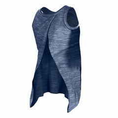 Houston Astros New Era Women's Space-Dye Active Tank Top - Navy Tanks