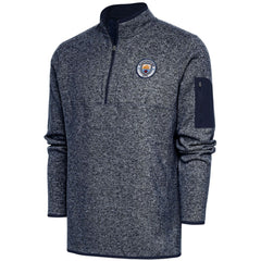Manchester City Elevate Quarter-Zip Pullover Heather Navy