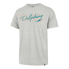 Miami Dolphins '47 Downburst Franklin T-Shirt - Gray T-shirts