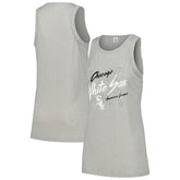 Chicago White Sox Soft as a Grape Women's Gauze High Neck Tank Top - Gray Tanks