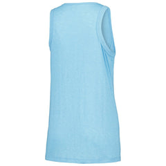 Texas Rangers Soft as a Grape Women's Gauze High Neck Tank Top - Light Blue Tanks