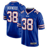 Tre Norwood Buffalo Bills Team Game Jersey - Royal Jerseys
