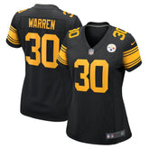 Jaylen Warren Pittsburgh Steelers Women's Alternate Game Jersey - Black Jerseys