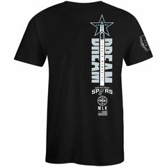 San Antonio Spurs FISLL x Black History Collection Unisex T-Shirt - Black