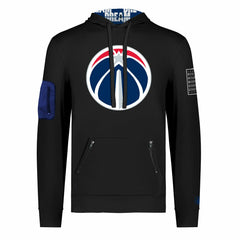 Washington Wizards FISLL x Black History Collection Unisex Pullover Hoodie - Black
