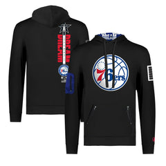 Philadelphia 76ers FISLL x Black History Collection Unisex Pullover Hoodie - Black outlet