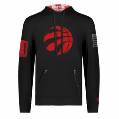 Toronto Raptors FISLL x Black History Collection Unisex Pullover Hoodie - Black