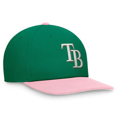 Tampa Bay Rays Nike Malachite Pro Performance Snapback Hat - Green/Pink Hats