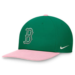Boston Red Sox Nike Malachite Pro Performance Snapback Hat - Green/Pink Hats