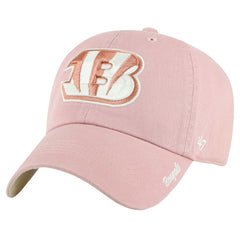 Cincinnati Bengals '47 Women's Ballpark Cheer Dusty Rose Clean Up Adjustable Hat - Pink Hats