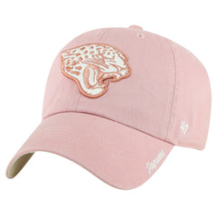Jacksonville Jaguars '47 Women's Ballpark Cheer Dusty Rose Clean Up Adjustable Hat - Pink Hats