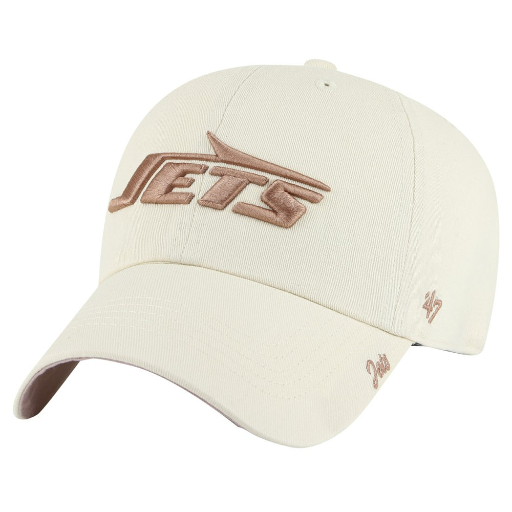 New York Jets '47 Women's Ballpark Cheer Clean Up Adjustable Hat - Natural Hats