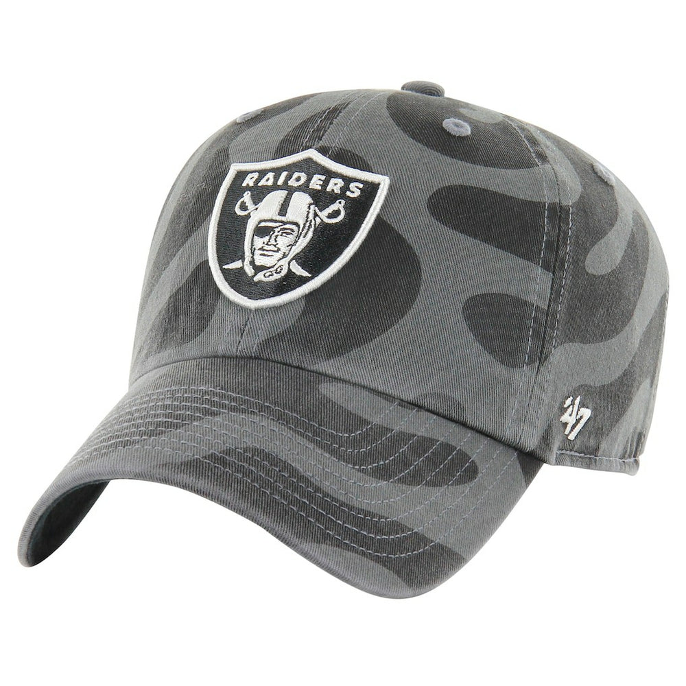 Las Vegas Raiders '47 Women's Freeform Clean Up Adjustable Hat - Charcoal Hats