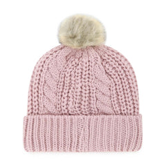 Jacksonville Jaguars '47 Women's Meeko Cuffed Knit Hat with Pom - Dusty Rose Hats