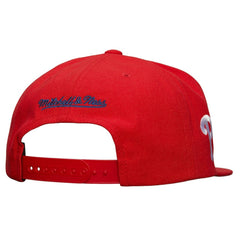 Philadelphia Phillies Mitchell & Ness Team Tagged Snapback Hat - Red Hats