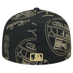 Arizona Diamondbacks New Era 59FIFTY Day Allover Fitted Hat - Black Hats
