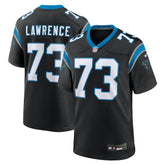 Rashard Lawrence Carolina Panthers Game Jersey - Black Jerseys