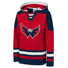 Washington Capitals Youth Ageless Must Have Home V-Neck Pullover Hoodie - Red | US 200983947