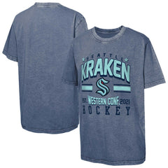 Seattle Kraken Youth Sure Short T-Shirt - Navy | US 200984168