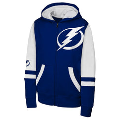 Tampa Bay Lightning Youth Face Off Full-Zip Hoodie - Blue | US 200984234