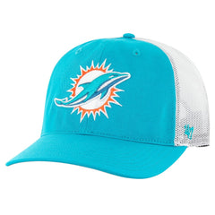 Miami Dolphins '47 Youth Trucker Adjustable Hat - Aqua/White Hats