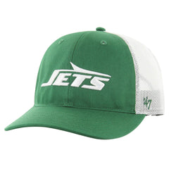 New York Jets '47 Youth Trucker Adjustable Hat - Green/White Hats