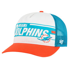 Miami Dolphins '47 Youth Trucker Adjustable Hat - White/Orange Hats