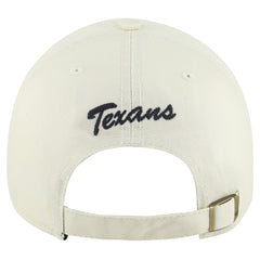 Houston Texans '47 Clubhouse Faber Clean Up Adjustable Hat - Cream Hats