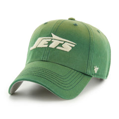 New York Jets '47 Dusted Relaxed Clean Up Adjustable Hat - Green Hats
