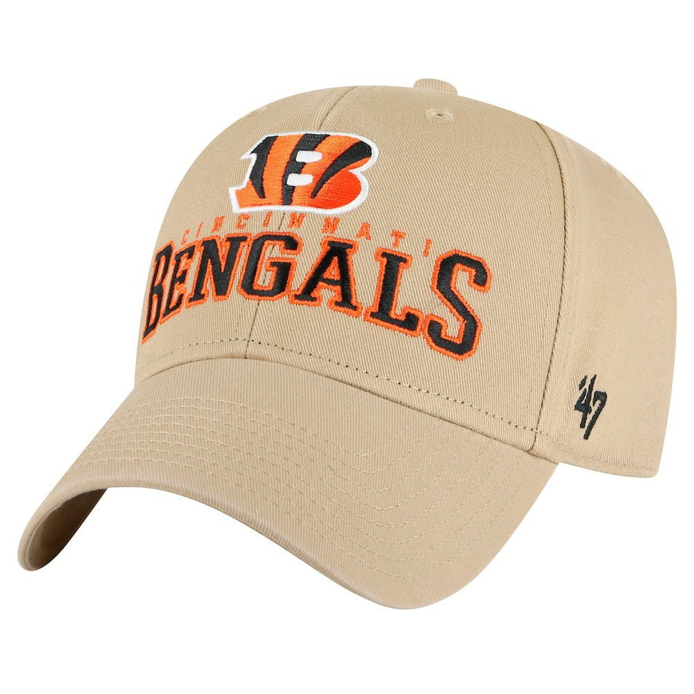 Cincinnati Bengals '47 Powell MVP Adjustable Hat - Khaki Hats