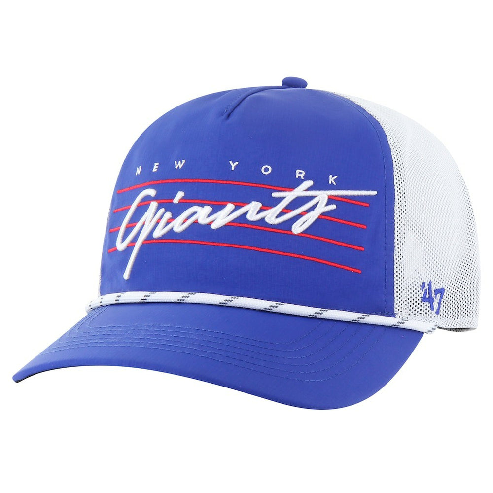 New York Giants '47 Downburst Relaxed Hitch Trucker Adjustable Hat - Royal/White Hats