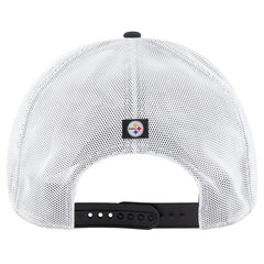Pittsburgh Steelers '47 Downburst Relaxed Hitch Trucker Adjustable Hat - Black/White Hats