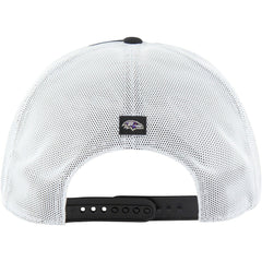 Baltimore Ravens '47 Downburst Relaxed Hitch Trucker Adjustable Hat - Black/White Hats