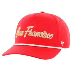 San Francisco 49ers '47 Overhand Hitch Adjustable Hat - Scarlet Hats