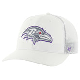 Baltimore Ravens '47 Snowball Trophy Stretch Fit Hat - White Hats