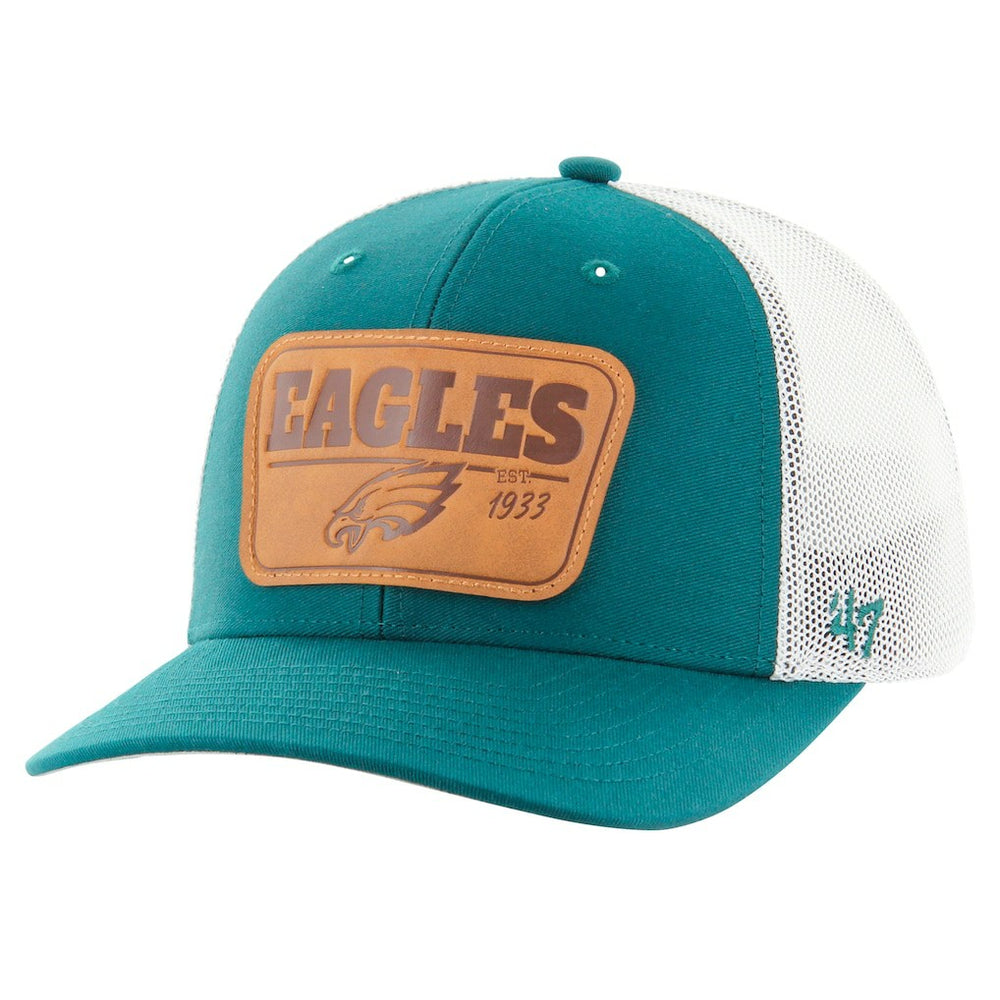 Philadelphia Eagles '47 Thrash Trophy Flex Hat - Midnight Green/White Hats
