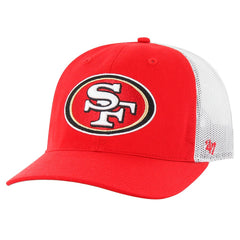 San Francisco 49ers '47 Team Unstructured Trucker Adjustable Hat - Scarlet/White Hats