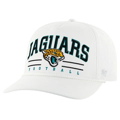 Jacksonville Jaguars '47 Roscoe Hitch Rope Adjustable Hat - White Hats